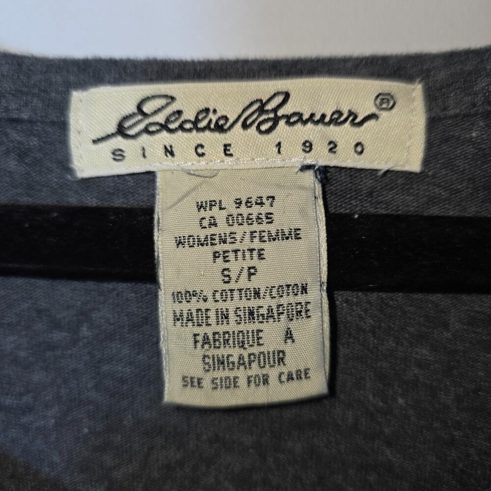 Vtg Eddie Bauer Dress Prairie Maxi Jumper Dress Cotton Modest Teacher Size S - Picture 6 of 6